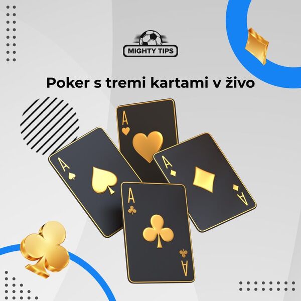 logo Poker v živo s tremi kartami