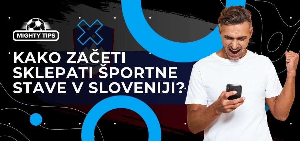 Grafika za blok 'Kako začeti sklepati športne stave v Sloveniji?'