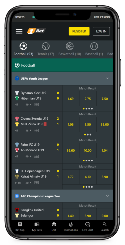 Mobilna aplikacija 1bet